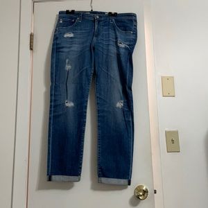 AG Stilt Roll Up Cigarette Jeans Size 31